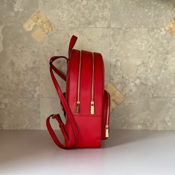 Michael Kors Jaycee Large Backpack Bright Red